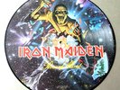 IRON MAIDEN  PIECE OF MIND  1983  AMERICAN PRESS  PIC DISC  RARE  CAPITOL