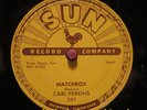 Carl Perkins 78 RPM SUN / Matchbox & Your True Love (KA_19)