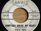 Faye Reis -Dont'cha Break My Heart- Mod R&B Rocker 45 on Cadix - Hear