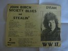 BOB DYLAN John Birch Society Blues & Stealin' + Pat Garrett & Billy the Kid LPs