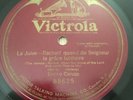 Victor 12 inch Red Sea Record #88625 La Juive Tenor Solo Enrico Caruso READ THIS