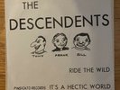 Descendents, Ride The Wild, 7” Vinyl, Black Flag, Minutemen, Husker Du, punk