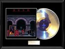 RUSH MOVING PICTURES WHITE GOLD PLATINUM TONE RECORD LP ALBUM NON RIAA FRAME