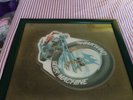 RARE - Hawkwind Silver Machine Shaped Vinyl Picture Pic Disc Framed