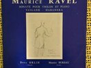 DUCRETET THOMSON- RAVEL-Sonate pour Violon et Piano- DEVY ERLIH -VERY RARE 10