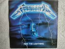 Metallica Ride The Lightning 12 Inch Vinyl Album  Speed Thrash Heavy Metal