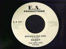RARE TEXAS CHICANO SWEET SOUL 45 RANDY GARIBAY & WEST SIDE Brown Eyed Girl HEAR