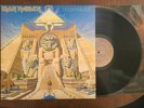 IRON MAIDEN Powerslave LP Orig 1984 TEXTURED COVER SJ-12321 Printed Inner
