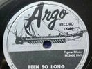 The Pastels 1957 DOO WOP 78 Been So Long / My One And Only Dream ARGO MINT/MINT-