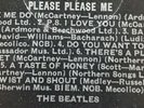 Beatles please please me