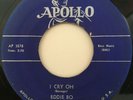EDDIE BO I Cry Oh/My Heart Was Meant for You NEW ORLEANS R&B 45 *hear*