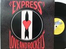 LOVE AND ROCKETS Express LP (Bigtime 6011-1-B, orig 1986) VG++ Bauhaus
