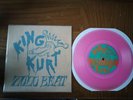 KING KURT ZULU BEAT VERY RARE PINK VINYL. NM/NM. LOVELY COPY.PSYCHOBILLY.PUNK.
