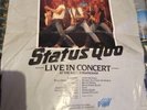 Status Quo  Signed Poster .not In Good Condition. Collectors Item Ideal In Frame