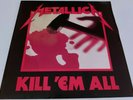 Metallica ?– Kill 'Em All LP Venezuelan Press 1990 Vertigo