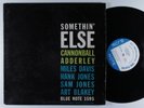 CANNONBALL ADDERLEY Somethin' Else BLUE NOTE LP mono NY/W63rd RVG ear **