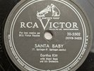 Eartha Kitt Santa Baby / Under The Bridges of Paris 78 RPM 10” 1953 RCA Victor