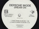 Depeche Mode ‎– Dream On Rare 2001 Double Advance 12'' Promo (NM)