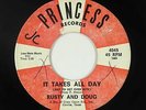 Rockabilly Cajun 45 - Rusty & Doug (Kershaw) - It Takes All Day - Princess - mp3