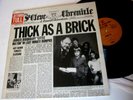 JETHRO TULL - THICK AS A BRICK - STAMPA APRIBILE A GIORNALE USA - LP VINILE
