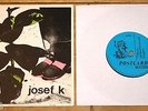 JOSEF K   RADIO DRILL TIME b/w CRAZY   UK POSTCARD INDIE PUNK HAND COLOURED 7