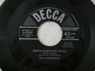 SCARCE CHRISTMAS Ella Fitzgerald SANTA CLAUS GOT STUCK Decca #27255 VG++