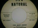 Doo Wop Vocal Group 45 Knickerbockers Its A Natural 3000  NM
