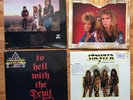 4 1980's LP Vinyl Records - STRYPER GUARDIAN SHOUT - Christian Rock - MINT