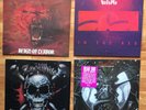 4 Rare 1980s METAL LP VINYL RECORDS - C.I.A. WILD DOGS Znowhite DEAD END - MINT