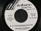 FRANKIE & JOHNNY: (I'm never gonna leave you / i'll hold you) Hickory Records 7