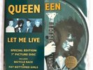 QUEEN - Let Me Live - Rare UK 7” Picture Disc +Fold Out Insert (Vinyl Record)