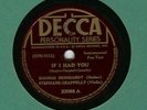 c 78 RPM Django Reinhardt & Stephane Grappelly Decca 23098 in EE-