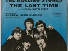 THE ROLLING STONES - HEAR IT - ORIGINAL 1965 - THE LAST TIME - + PICTURE SLEEVE