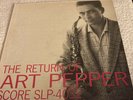 RARE The Return Of Art Pepper - SCORE 12” LP 4032 Excellent Copy