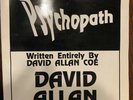 VG+ novel by David Allan Coe VERY RARE book: Psychopath - self published
