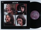 BEATLES Let It Be CAPITOL LP VG++ purple label w/ poster
