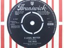 THE WHO A Legal Matter/ Instant Party 1st UK Brunswick 05956 1966 Lovely Audio