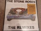 THE STONE ROSES REMIXES NUMBERED TRANSPARENT RED SWIRL DOUBLE VINYL LP (SEALED)