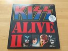 KISS  KISS ALIVE II  UK CASABLANCA 1977 DOUBLE LP SET  TRANSLUCENT RED VINYL EX