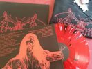 Strychnos - Lessons in Terror - Die Hard red splatter vinyl, TS+Patch+Button
