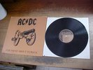 AC/DC LP 1981 For Those About To Rock 1st Press Atlantic EX Disc