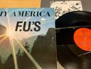 F.U.'s - MY AMERICA - Boston hardcore PUNK rock LP 1st Press INSERT 1983 RARE