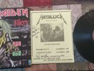 IRON MAIDEN KILLERS VINYL LP BY RON MCGOVNEY w/ METALLICA FLYER