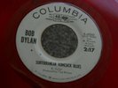 Z17 COLUMBIA 4-4342 RED VINYL PROMO BOB DYLAN SUBTERRANEAN HOMESICK BLUES