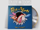 Ren & Stimpy Limited Edition Sold Out Gritty Kitty Litter Glow In The Dark Vinyl