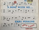 Carl Perkins - Sing A Song With Me Rare Vinyl Record Rock N Roll Greats VG+ / EX