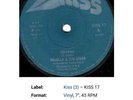 BOSRAH RASALLA &SPEAR KISS LABEL 1976 V GOOD CONDITION SEE MARK IN PHOTO