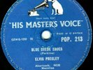 Classic Elvis Presley 78 Bleu Daim Chaussures / Tutti Frutti GB Hmv POP213 V +