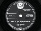 1958 UK No. 3  ELVIS PRESLEY  78  WEAR MY RING AROUND YOUR NECK  RCA 1058 V/V+
