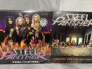 FEEL THE STEEL PANTHER LIMITED EDITION ORANGE VINYL RECORD ALL YOU CAN EAT LOT